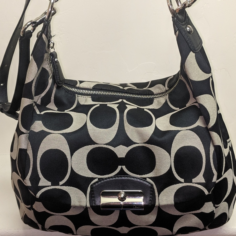 Coach Kristin Signature satin hobo